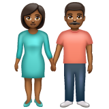 Woman and Man Holding Hands: Medium-Dark Skin Tone, the previous design