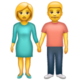 Woman and Man Holding Hands, the previous design