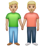 Men Holding Hands: Medium-Light Skin Tone, the previous design