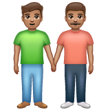 Men Holding Hands: Medium Skin Tone, the previous design