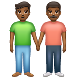 Men Holding Hands: Medium-Dark Skin Tone, the previous design