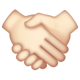 Handshake: Light Skin Tone, the previous design