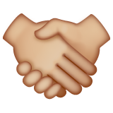 Handshake: Medium-Light Skin Tone, the previous design
