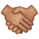 Handshake: Medium Skin Tone, the previous design