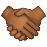 Handshake: Medium-Dark Skin Tone, the previous design