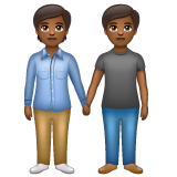 People Holding Hands: Medium-Dark Skin Tone, the previous design