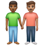 Men Holding Hands: Medium-Dark Skin Tone, Medium Skin Tone, the design in this release