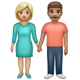 Woman and Man Holding Hands: Medium-Light Skin Tone, Medium Skin Tone, the design in this release