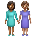 Women Holding Hands: Medium-Dark Skin Tone, Medium Skin Tone, the design in this release