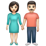 Woman and Man Holding Hands: Light Skin Tone, the design in this release