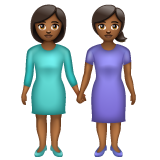 Women Holding Hands: Medium-Dark Skin Tone, the design in this release