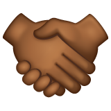 Handshake: Medium-Dark Skin Tone, the design in this release