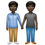 People Holding Hands: Dark Skin Tone, the design in this release