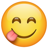 Face Savoring Food as drawn by WhatsApp in 2.23.2.72