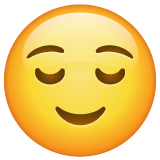 Relieved Face as drawn by WhatsApp in 2.23.2.72