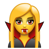 Vampire as drawn by WhatsApp in 2.23.2.72