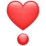 Heart Exclamation as drawn by WhatsApp in 2.23.2.72