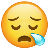 Sleepy Face as drawn by WhatsApp in 2.24.2.76