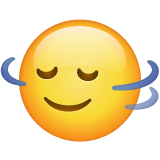 head shaking horizontally — WhatsApp