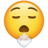 Face Exhaling as drawn by WhatsApp in 2.24.8.85