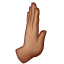 Rightwards Pushing Hand: Medium Skin Tone, the design in this release
