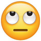 翻白眼 as drawn by WhatsApp in 2.25.9.78