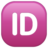 ID button as rendered by WhatsApp