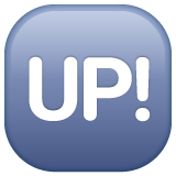 pulsante UP! as rendered by WhatsApp
