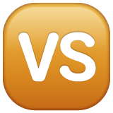 VS button as rendered by WhatsApp