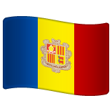 flag: Andorra as rendered by WhatsApp
