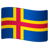 flag: Åland Islands as rendered by WhatsApp