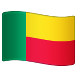Flagge: Benin as rendered by WhatsApp