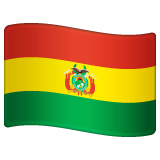 flag: Bolivia as rendered by WhatsApp