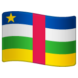 flag: Central African Republic as rendered by WhatsApp