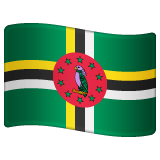 flag: Dominica as rendered by WhatsApp