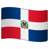 flag: Dominican Republic as rendered by WhatsApp