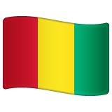 flag: Guinea as rendered by WhatsApp