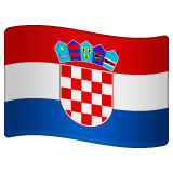 flag: Croatia as rendered by WhatsApp