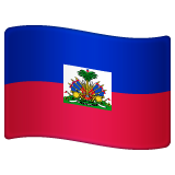 flag: Haiti as rendered by WhatsApp