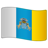 flag: Canary Islands as rendered by WhatsApp