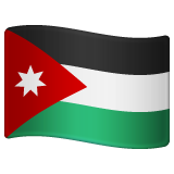 Flagge: Jordanien as rendered by WhatsApp