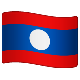 bandiera: Laos as rendered by WhatsApp