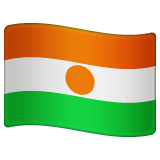 Flagge: Niger as rendered by WhatsApp