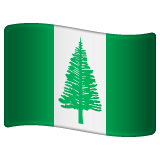 flag: Norfolk Island as rendered by WhatsApp
