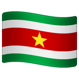 flag: Suriname as rendered by WhatsApp