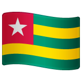 flag: Togo as rendered by WhatsApp