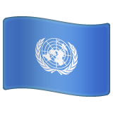 flag: United Nations as rendered by WhatsApp