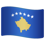 flag: Kosovo as rendered by WhatsApp