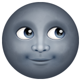 new moon face as rendered by WhatsApp