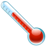 thermomètre as rendered by WhatsApp